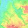 Mapa topográfico Bessais-le-Fromental, altitude, relevo