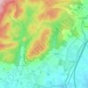 Mapa topográfico Radon, altitude, relevo