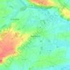 Mapa topográfico Roquetoire, altitude, relevo