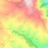 Mapa topográfico As Cabanas, altitude, relevo