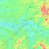 Mapa topográfico Piedade do Rio Grande, altitude, relevo