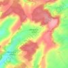 Mapa topográfico Méligny-le-Grand, altitude, relevo