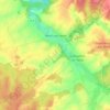 Mapa topográfico Ménil-sur-Saulx, altitude, relevo