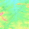 Mapa topográfico Aurora, altitude, relevo