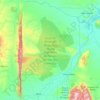 Mapa topográfico Área de Proteção Ambiental Dunas e Veredas do Baixo-Médio São Francisco, altitude, relevo