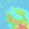 Mapa topográfico Aceh Besar, altitude, relevo