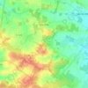 Mapa topográfico Nantillé, altitude, relevo