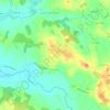 Mapa topográfico Doudrac, altitude, relevo