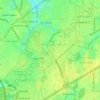 Mapa topográfico Coqueiro, altitude, relevo