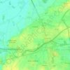 Mapa topográfico Violaines, altitude, relevo