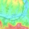 Mapa topográfico Montigny-sur-Vence, altitude, relevo
