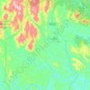 Mapa topográfico Camacan, altitude, relevo