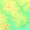 Mapa topográfico Nossa Senhora das Dores, altitude, relevo