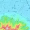 Mapa topográfico Coacalco de Berriozábal, altitude, relevo