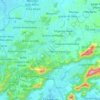 Mapa topográfico Ipiiba, altitude, relevo