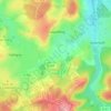 Mapa topográfico Fraquelfing, altitude, relevo