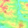 Mapa topográfico Іваничівська селищна громада, altitude, relevo