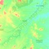 Mapa topográfico Tangará, altitude, relevo