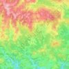 Mapa topográfico Sénaillac-Lauzès, altitude, relevo