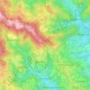 Mapa topográfico Crespadoro, altitude, relevo