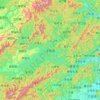 Mapa topográfico Chun'an County, altitude, relevo