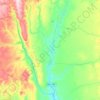 Mapa topográfico Wagner, altitude, relevo