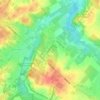 Mapa topográfico Klein-Gelmen, altitude, relevo