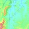 Mapa topográfico Tirrannaville, altitude, relevo