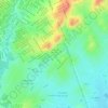 Mapa topográfico Altos da Serra II, altitude, relevo
