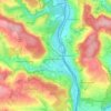 Mapa topográfico Grosbliederstroff, altitude, relevo