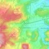Mapa topográfico Frei-Laubersheim, altitude, relevo