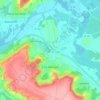 Mapa topográfico Ciry-Salsogne, altitude, relevo