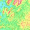 Mapa topográfico Mostardas, altitude, relevo