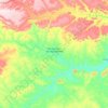 Mapa topográfico São Raimundo das Mangabeiras, altitude, relevo