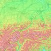 Mapa topográfico Inn, altitude, relevo