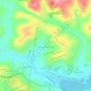 Mapa topográfico Novo Bodocongó, altitude, relevo