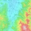 Mapa topográfico Yamagata, altitude, relevo