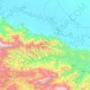 Mapa topográfico Mamberamo Tengah, altitude, relevo