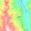 Mapa topográfico Tipacoque, altitude, relevo