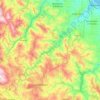 Mapa topográfico Biferno, altitude, relevo