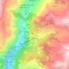 Mapa topográfico Chamois, altitude, relevo