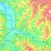 Mapa topográfico Langnau im Emmental, altitude, relevo