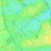 Mapa topográfico Les Noës-près-Troyes, altitude, relevo