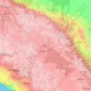 Mapa topográfico Puno, altitude, relevo