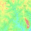 Mapa topográfico Nazário, altitude, relevo