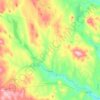 Mapa topográfico Groton, altitude, relevo