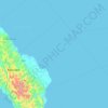 Mapa topográfico Nias, altitude, relevo