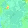 Mapa topográfico Mývatn, altitude, relevo