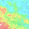 Mapa topográfico Palmácia, altitude, relevo