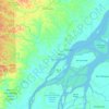 Mapa topográfico Mazagão, altitude, relevo